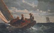 Winslow Homer Breezing Up (A Fair Wind) (mk44) oil painting on canvas